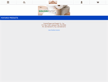 Tablet Screenshot of centralpapertn.com